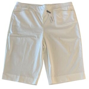 NWT Chico's So Slimming Brigitte Slim Leg Pants Women's‎  3 White Crop